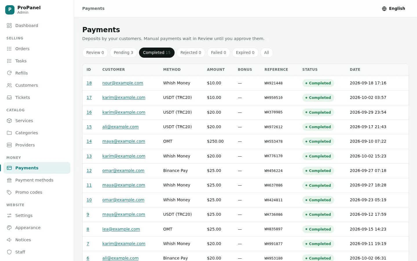 Get paid your way